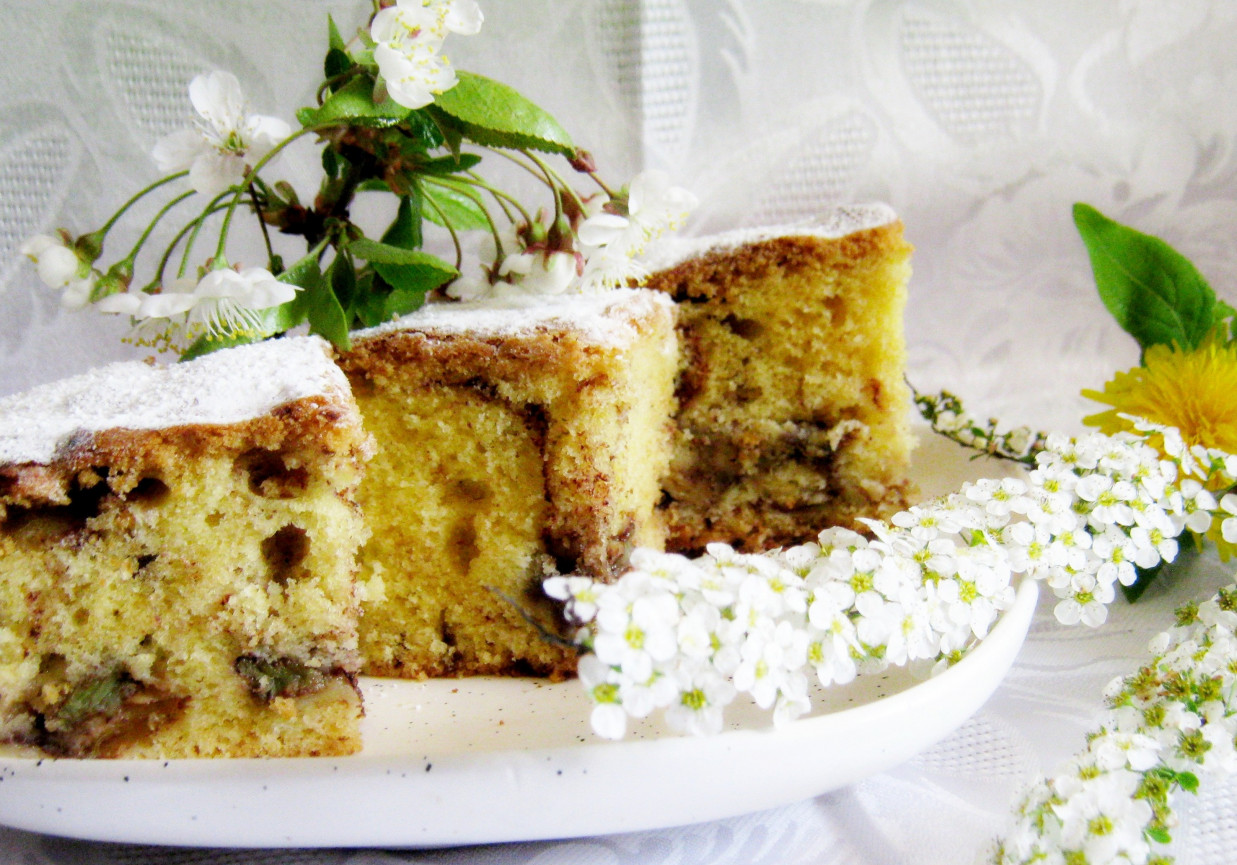 Ciasto z rabarbarem foto