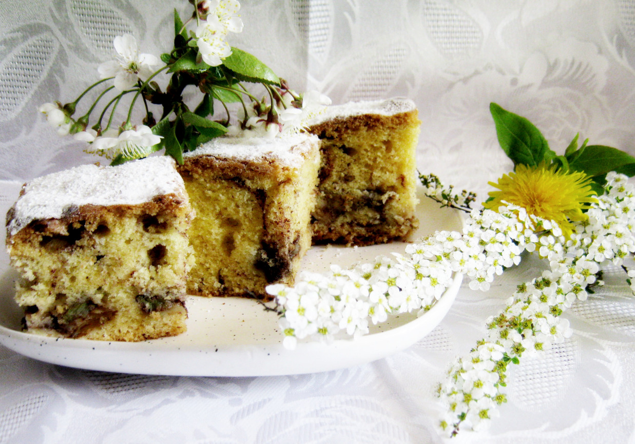 Ciasto z rabarbarem foto