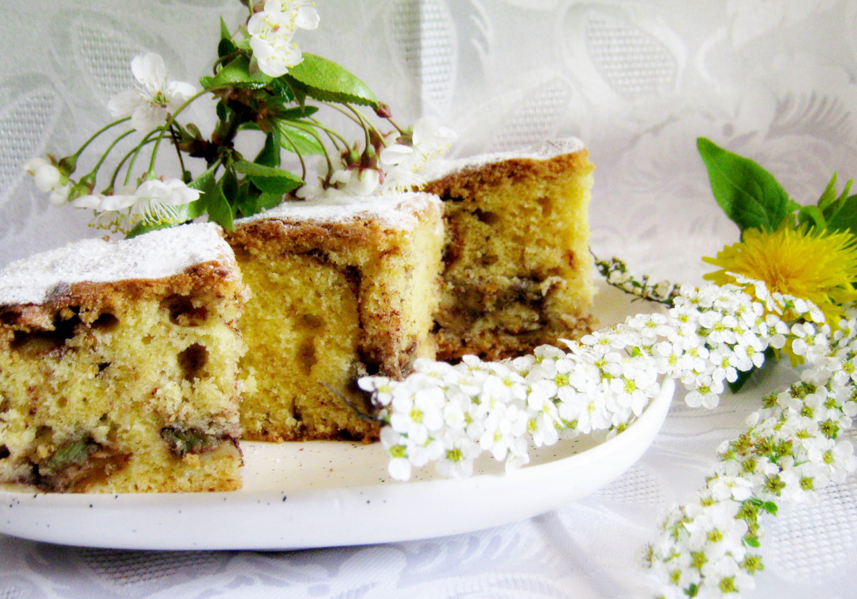 Ciasto z rabarbarem foto