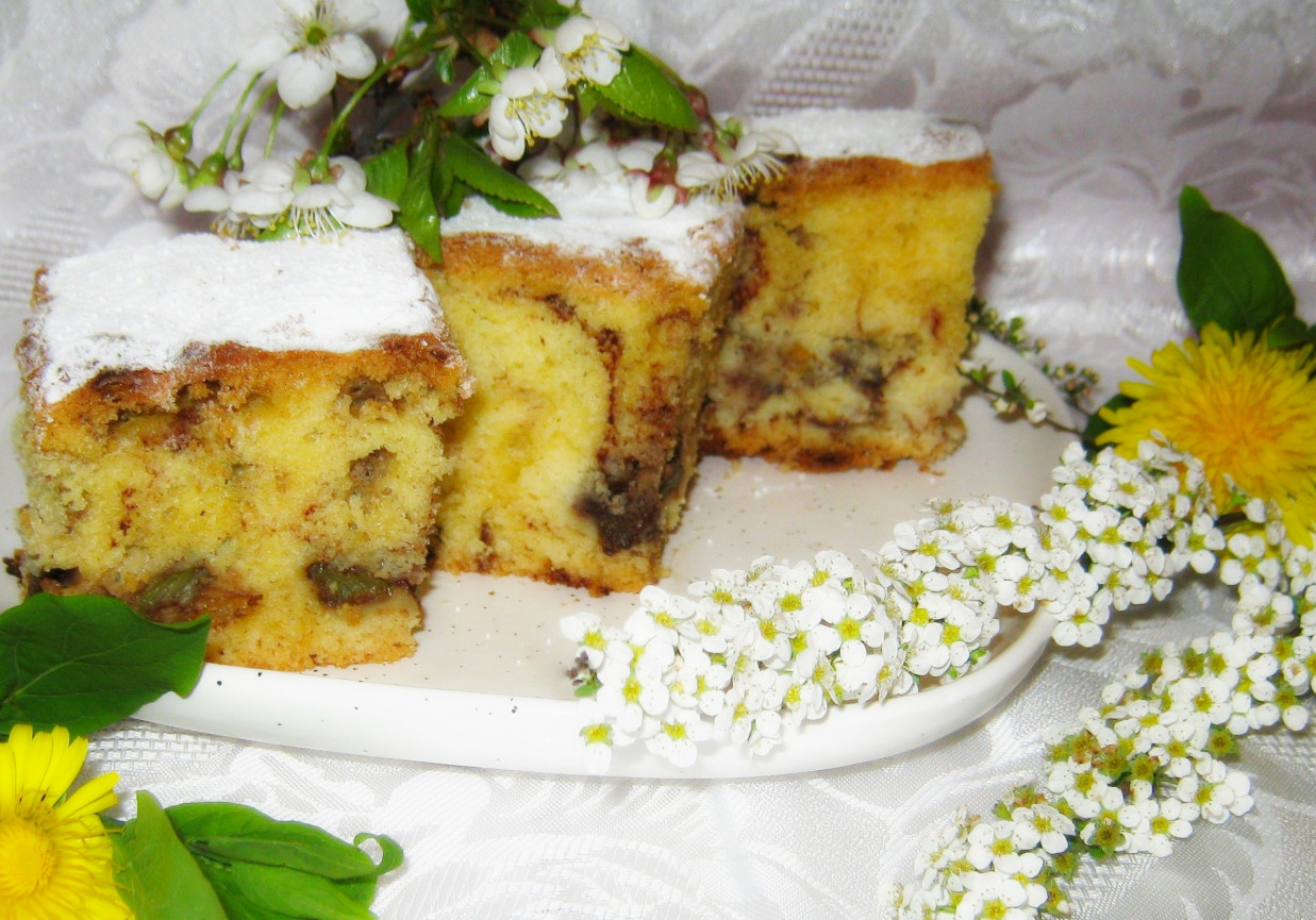 Ciasto z rabarbarem foto