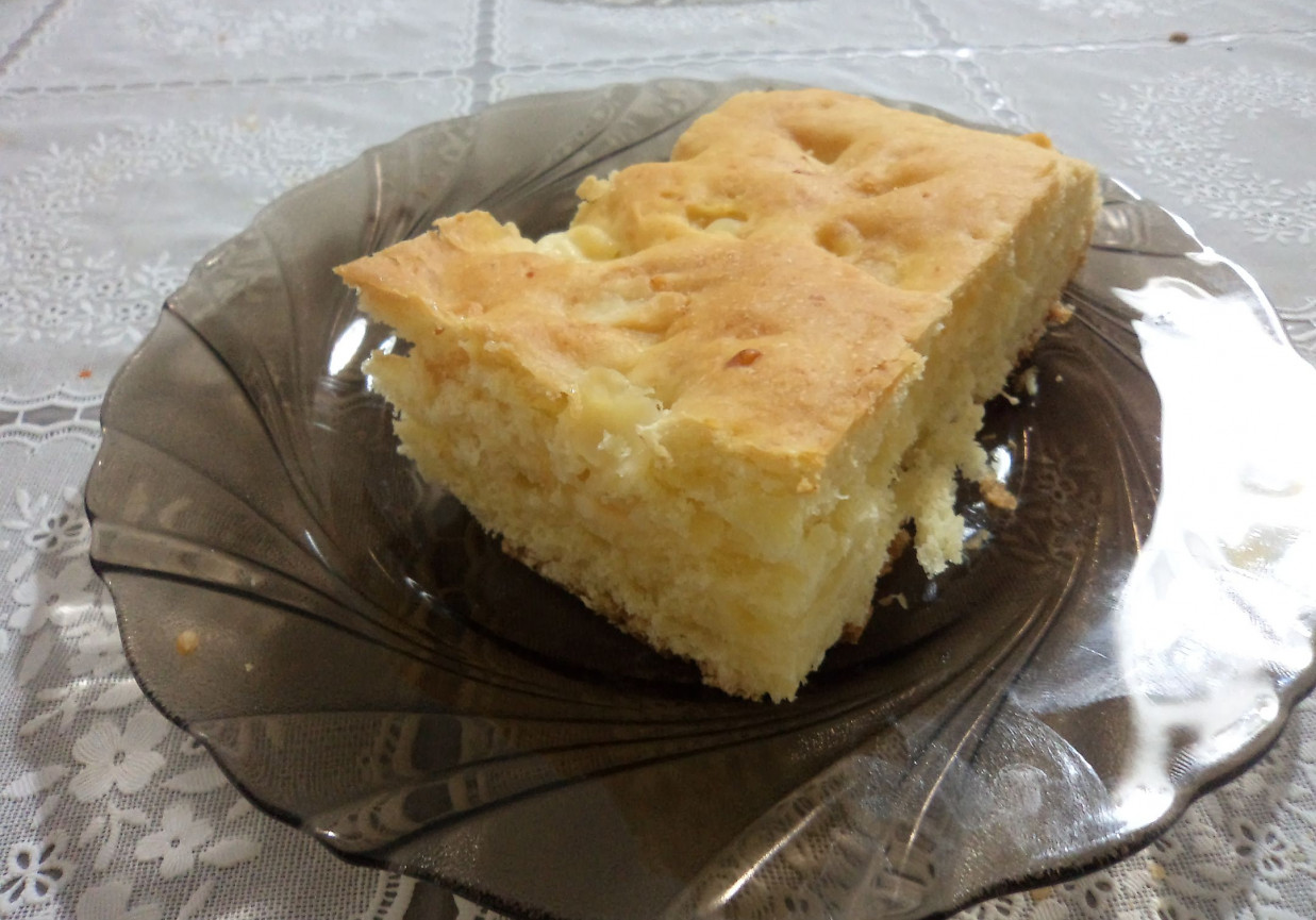 Ciasto z żółtym serem foto