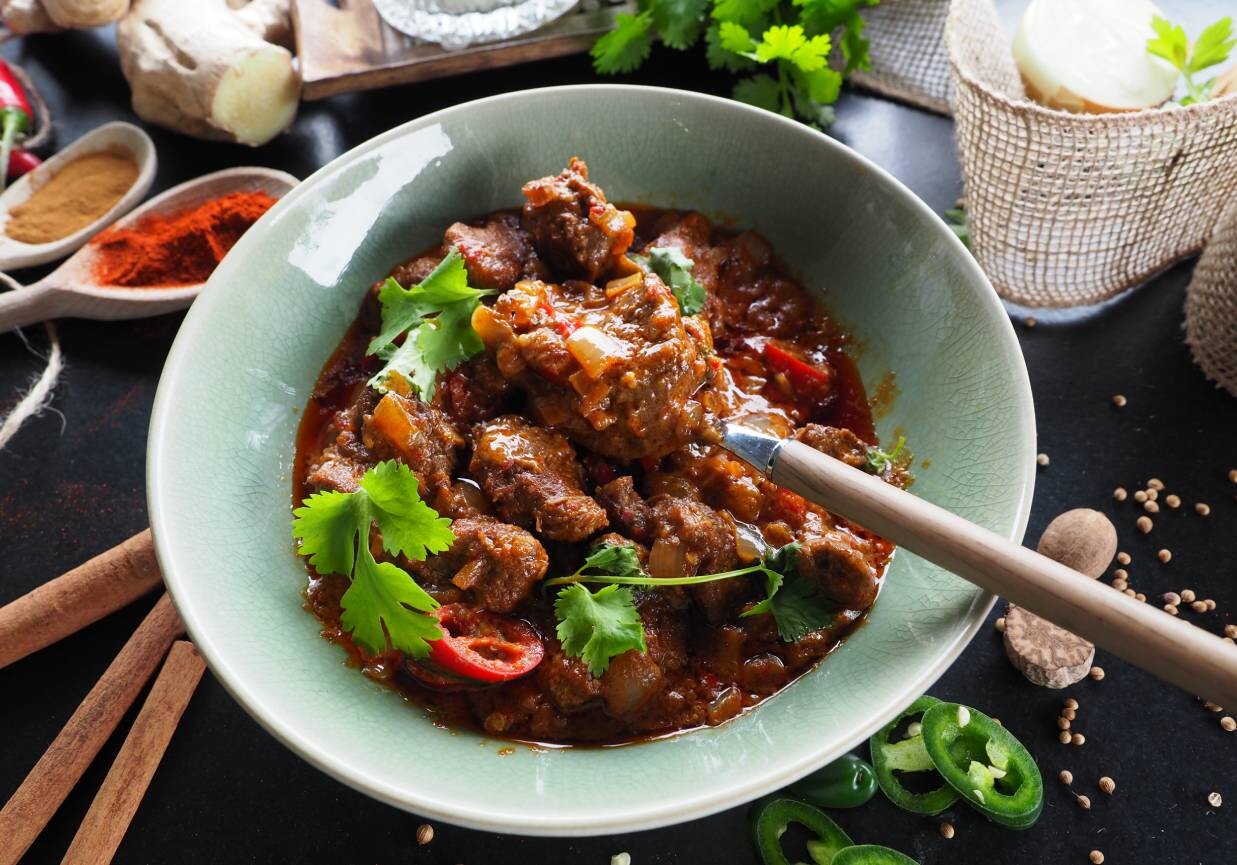 Co na obiad: beef vindaloo wg Piotra Ogińskiego foto