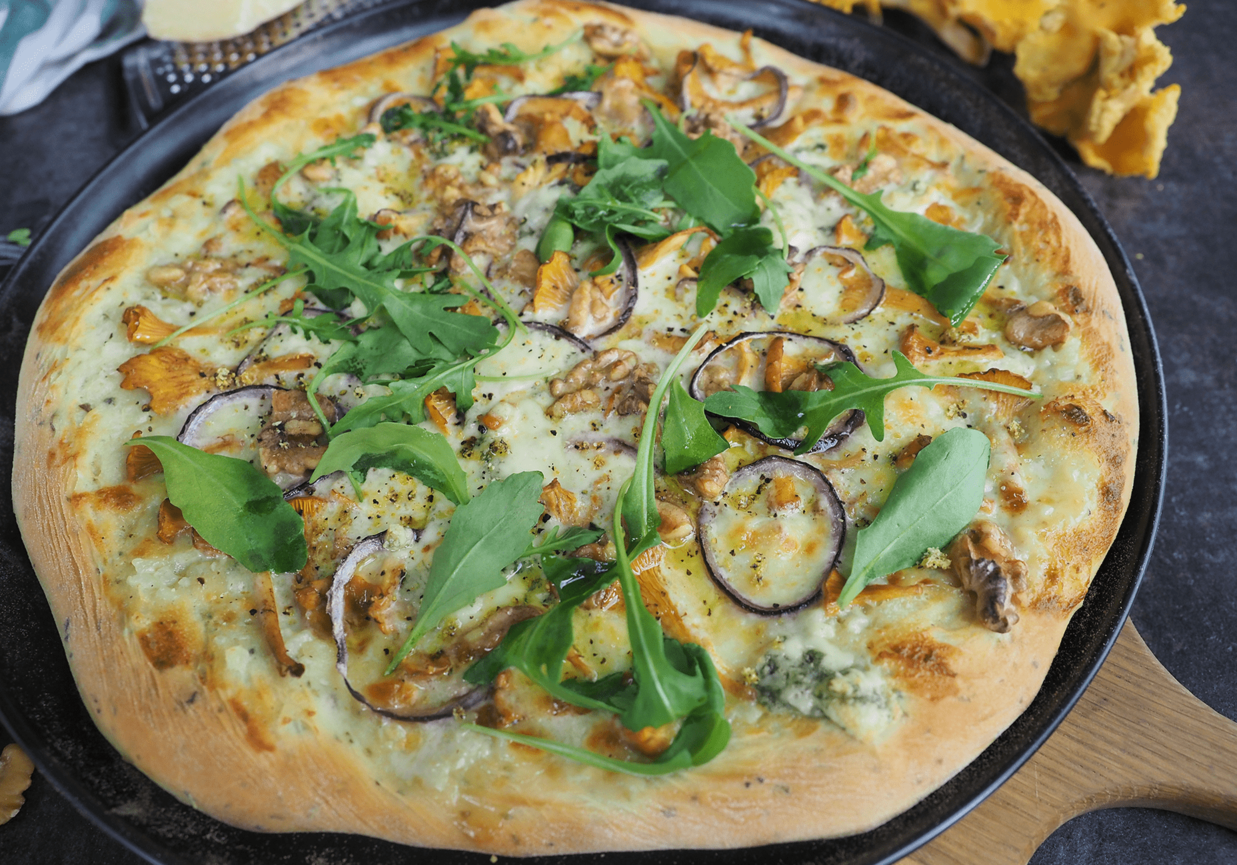 Pizza de Gorgonzola – Dona Quituta