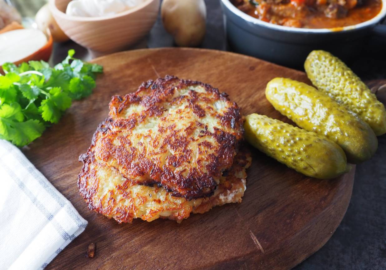 Co na obiad: Placki ziemniaczane wg Piotra Ogińskiego foto