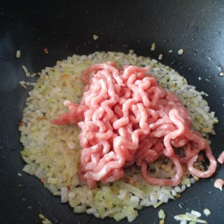 Krok 3 - Coquillette z kapustą i mięsem mielonym foto