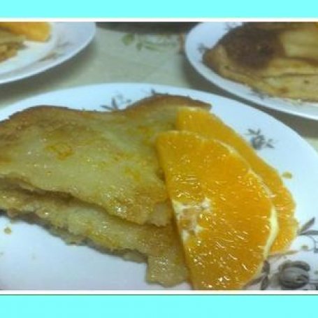 Krok 3 - "Crepes Suezette" czyli naleśniki w pomarańczowym syropie foto