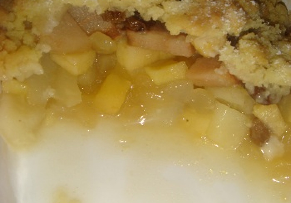 Crumble jabłkowo-gruszkowe foto