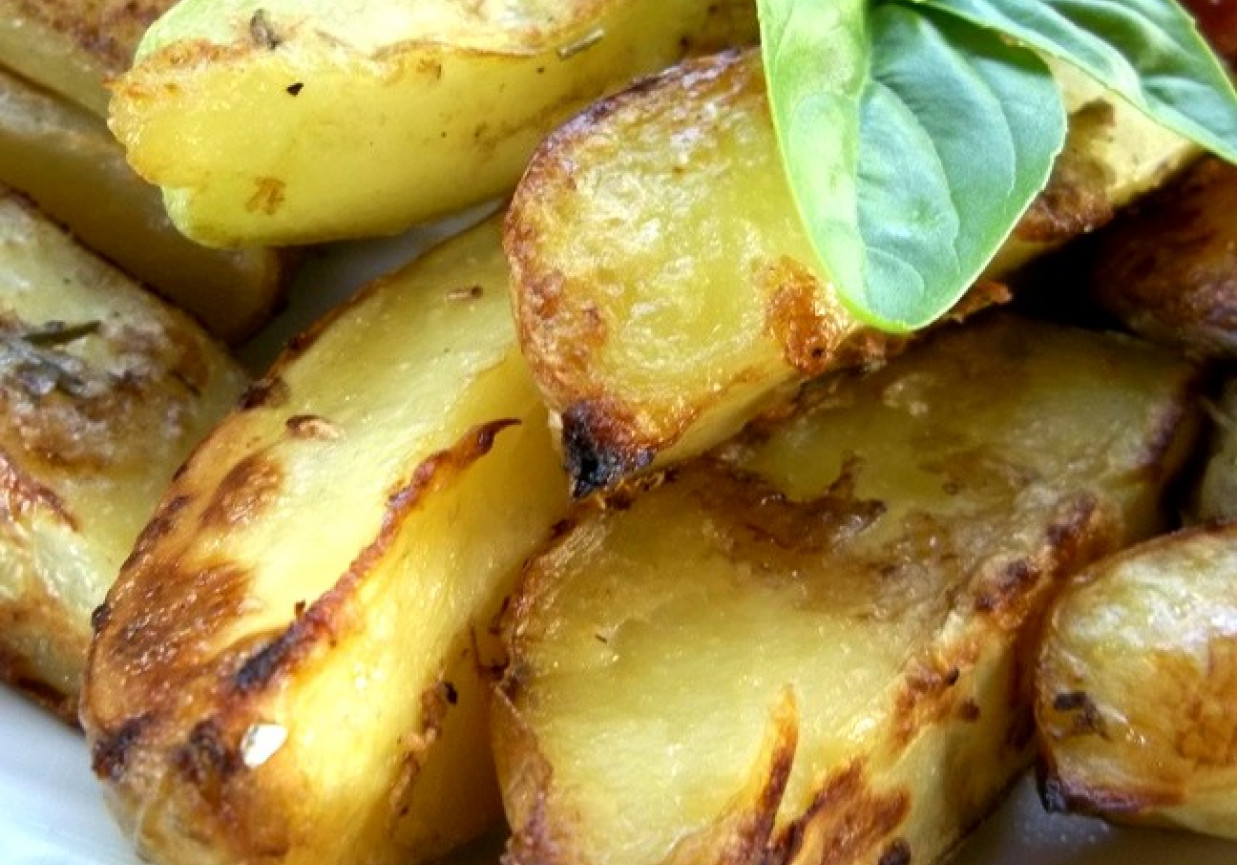 cukinia i młode ziemniaki z pieca foto