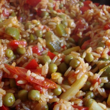 Krok 5 - Cukinia nadziewana ryżem z warzywami foto