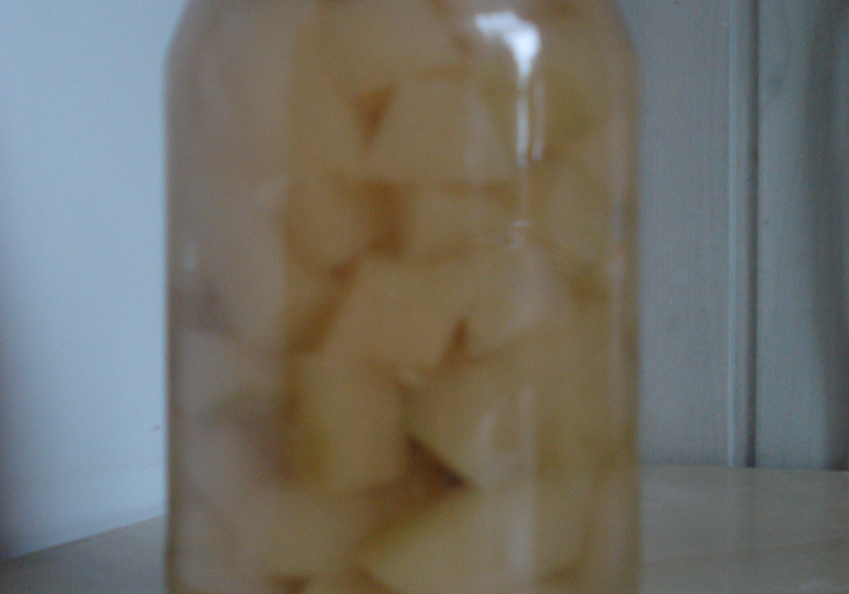 Cukinia smakująca jak ananas dom słoika foto