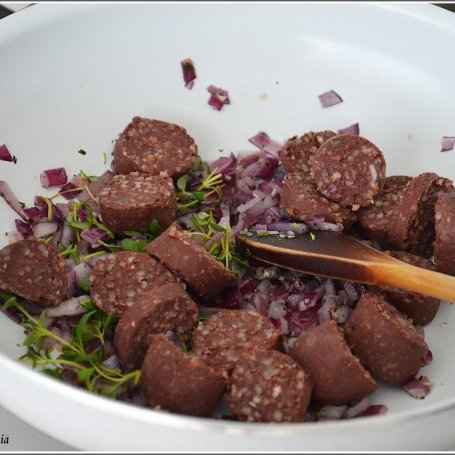 Krok 1 - Cukinia zapiekana z kaszanką foto