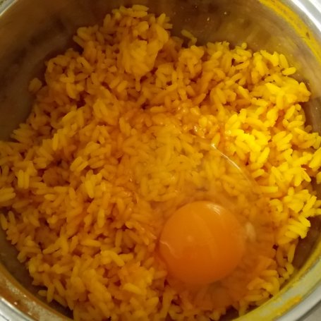 Krok 1 - Cukinia zapiekana z żółtym ryżem foto