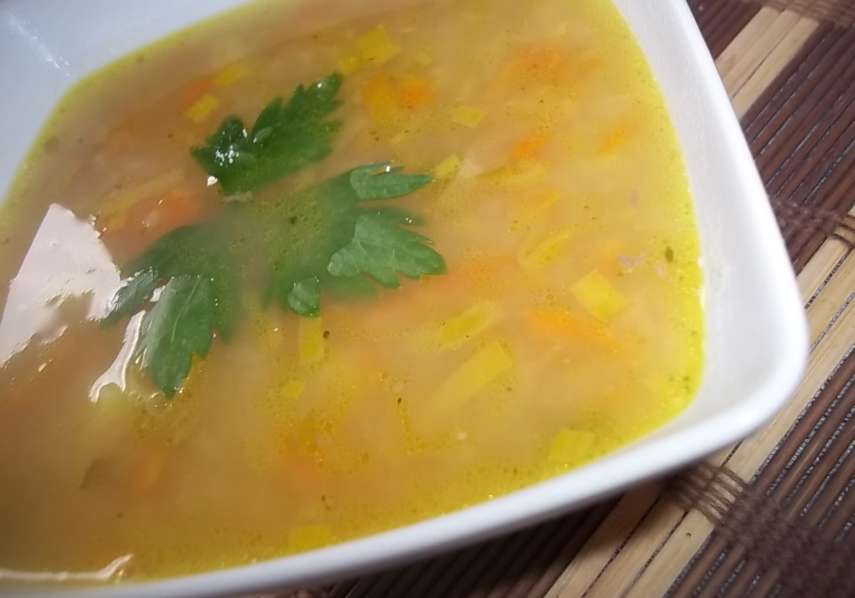 Cukiniowa zupa z soczewicą foto