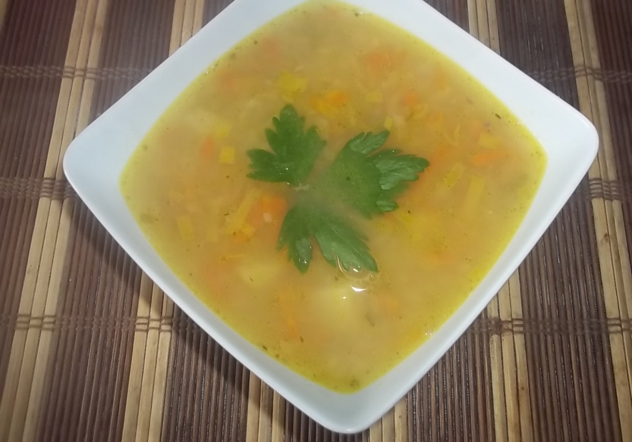 Cukiniowa zupa z soczewicą foto
