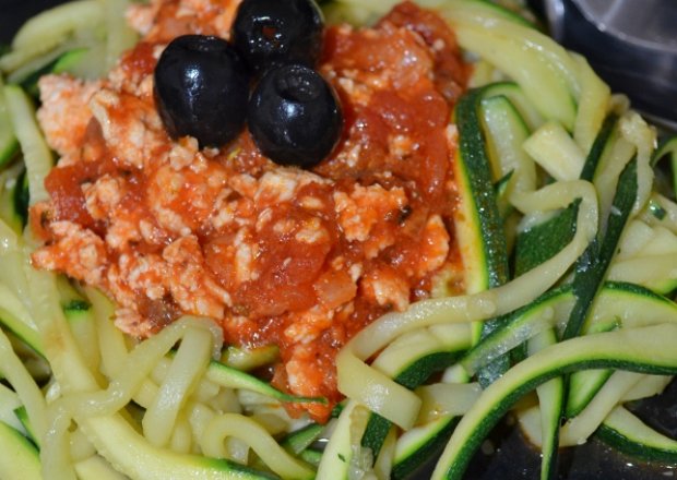 Fotografia przedstawiająca Cukiniowe spaghetti