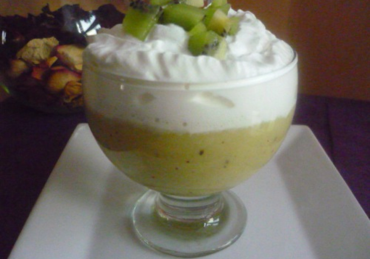 Cukiniowy budyń foto