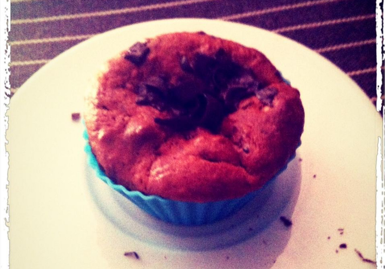 Cupcake bananowy z kajmakiem foto