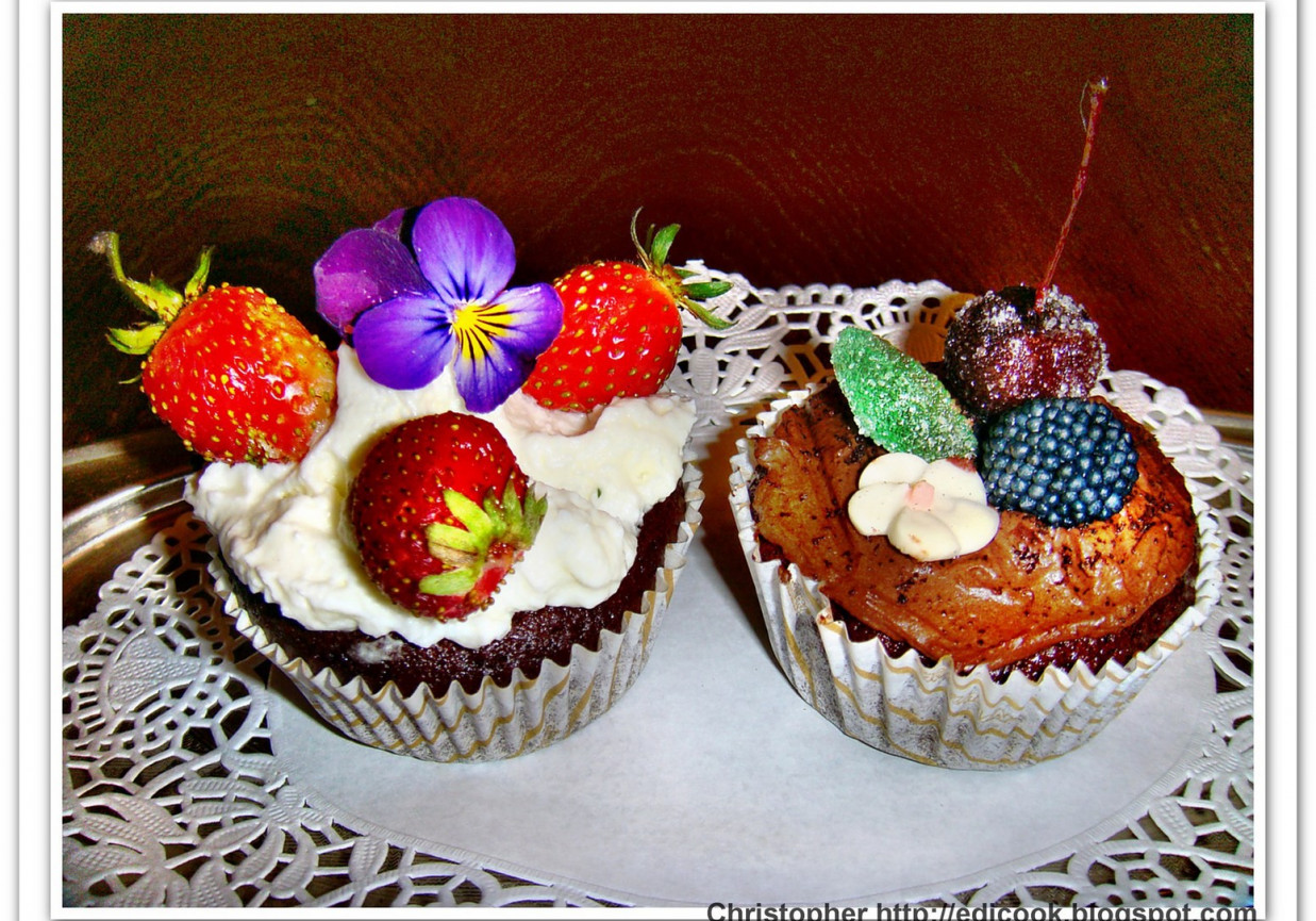 Cupcakes czekoladowe wg Nigelli Lawson foto