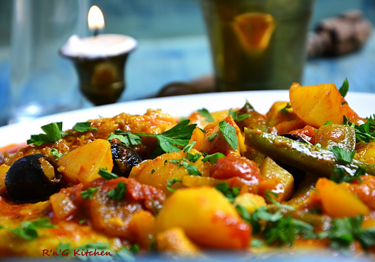Curry z dorsza i pomidorów foto