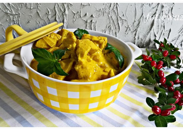 Fotografia przedstawiająca Curry z kurczaka Zewy