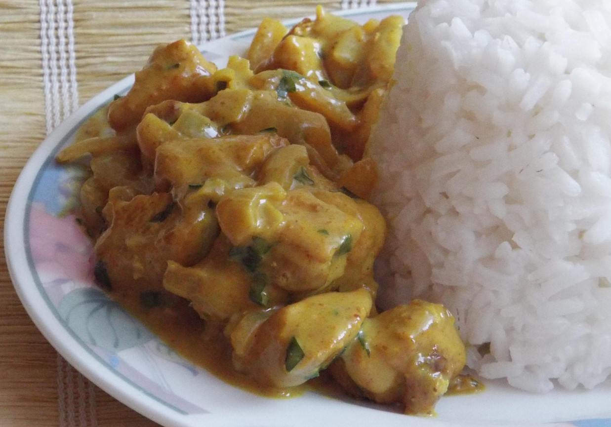 Curry z kurczaka foto