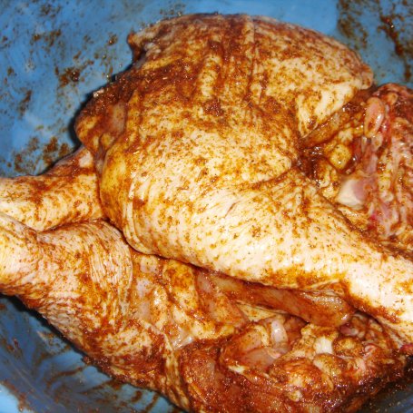Krok 1 - Ćwiartki kurczaka pieczone z ziemniaczkami curry foto
