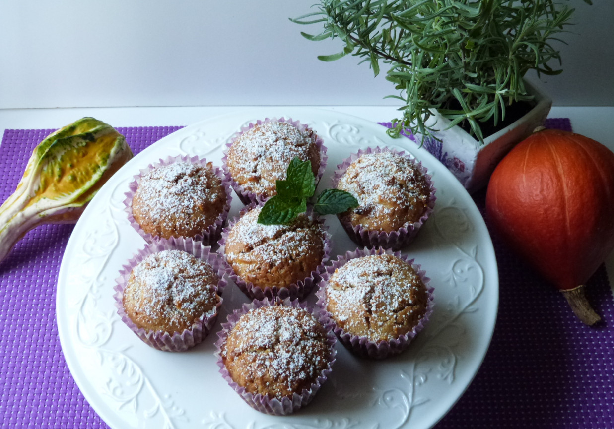 Cynamonowe muffinki z dynią  foto