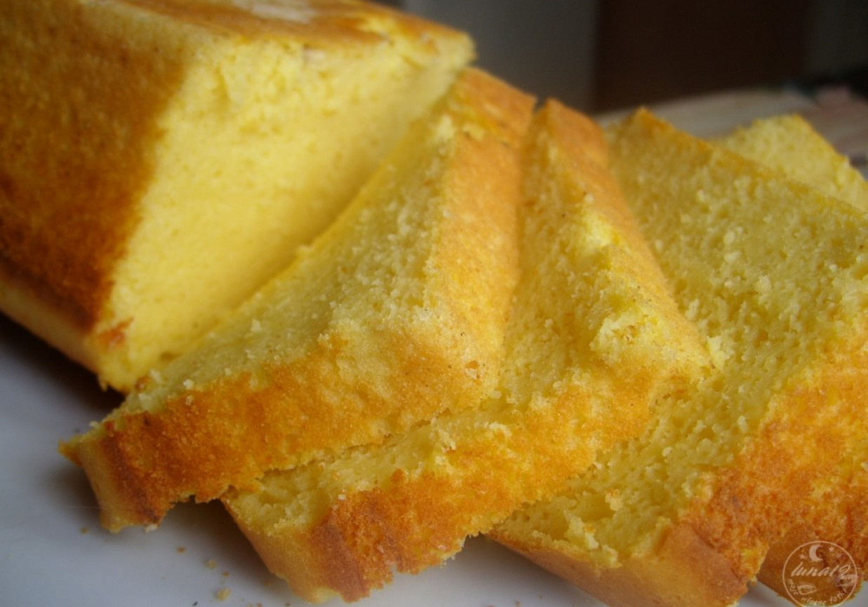 Cytrynowe ciasto kukurydziane - dietetyczne foto