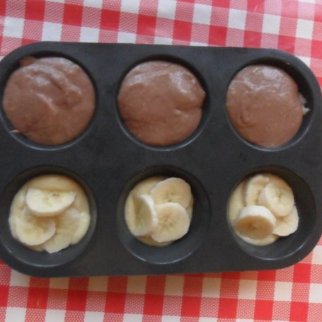 Krok 1 - Cytrynowo czekoladowe muffiny z bananami foto