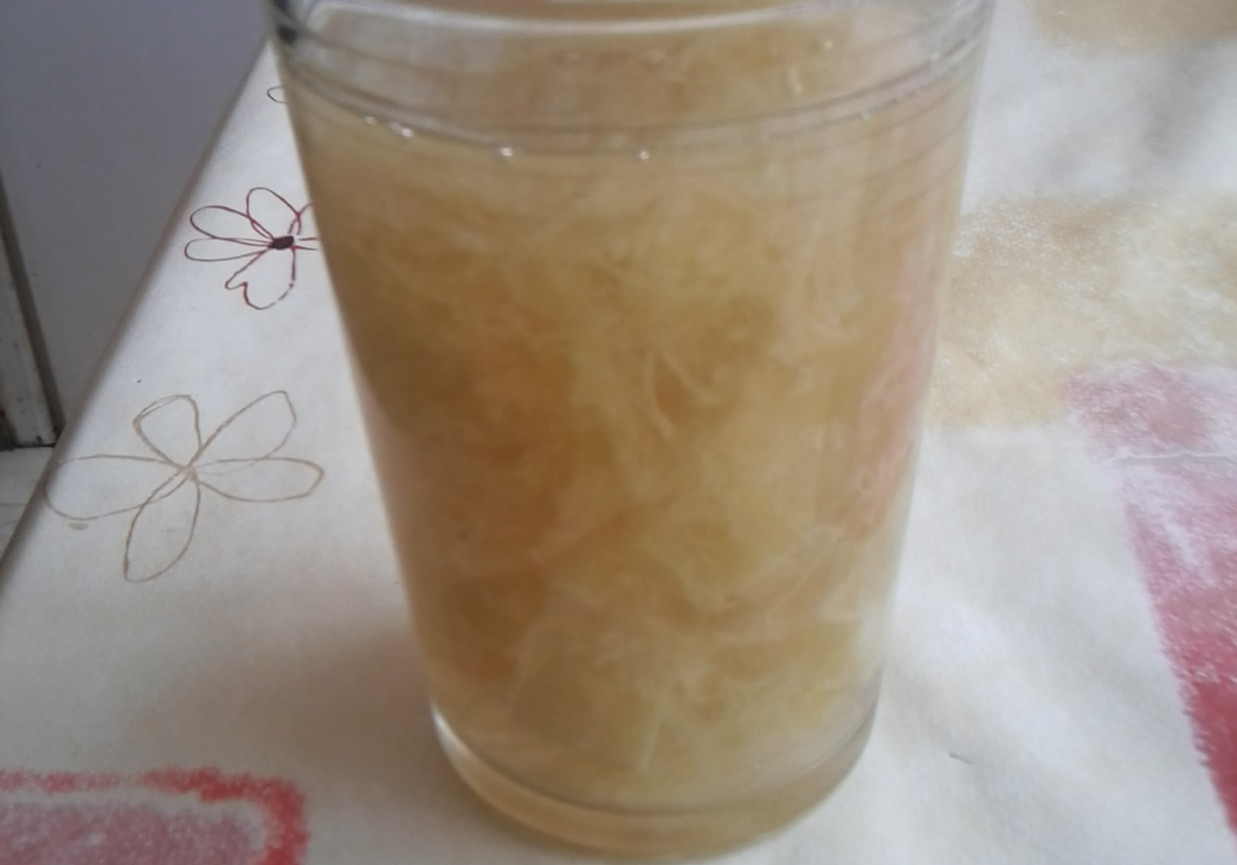 Cytrynowo-rabarbarowy kompocik. foto