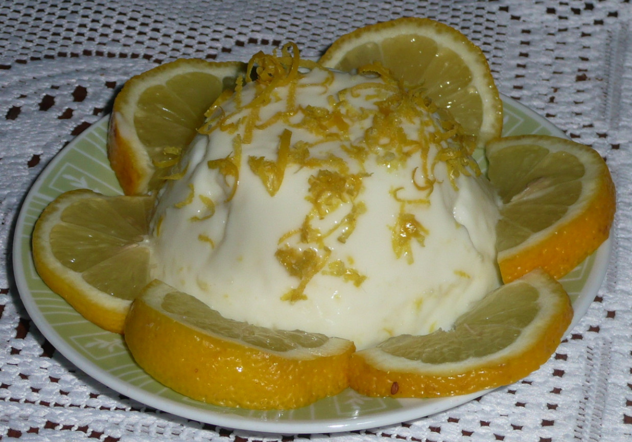 Cytrynowy deser foto