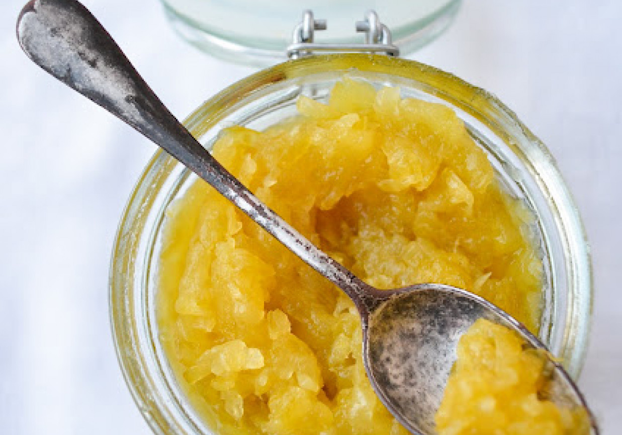 Cytrynowy dżem z cukinii foto