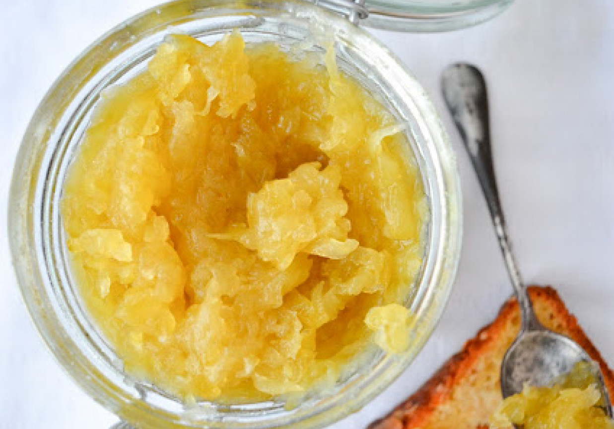 Cytrynowy dżem z cukinii foto