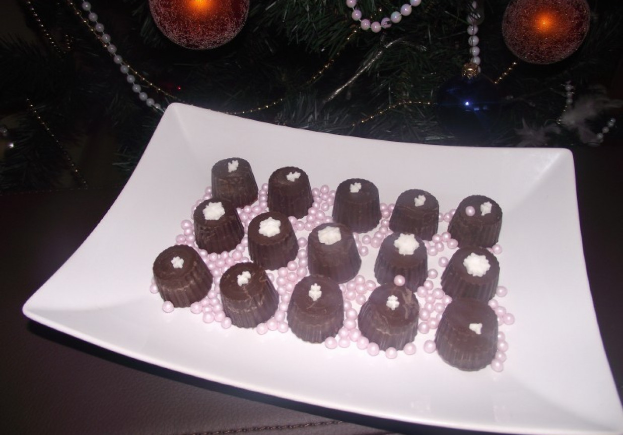 czekoladki z pstacjami foto