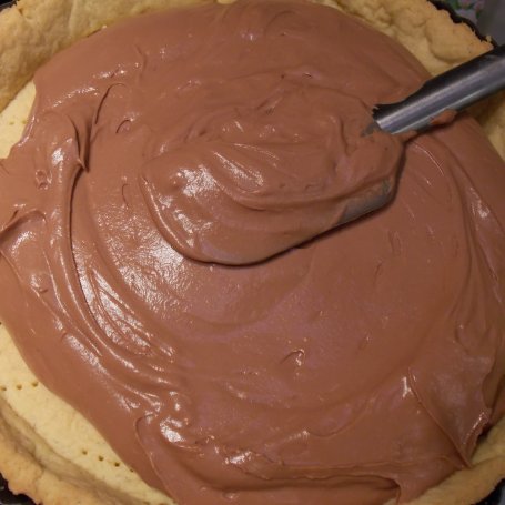 Krok 3 - Czekoladowa tarta z żurawiną foto