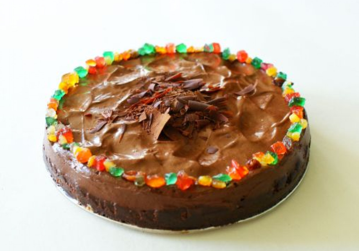 czekoladowe ciasto bez pieczenia foto