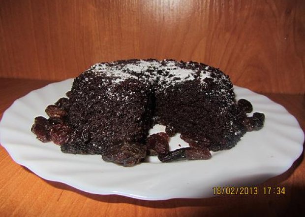 Fotografia przedstawiająca Czekoladowe ciasto w 5 minut! (z mikrofalówki!!!)