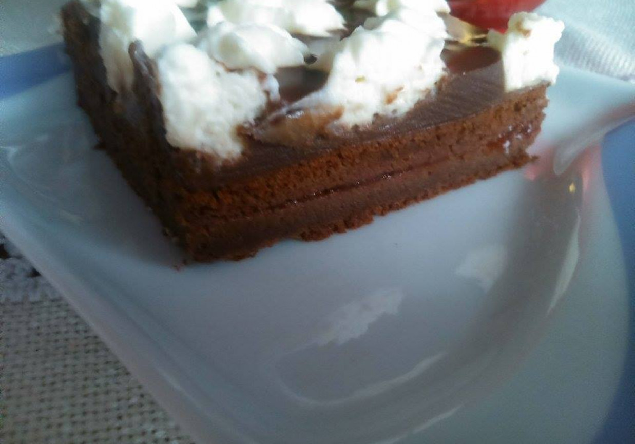 Czekoladowe ciasto z masą czekoladową :) foto