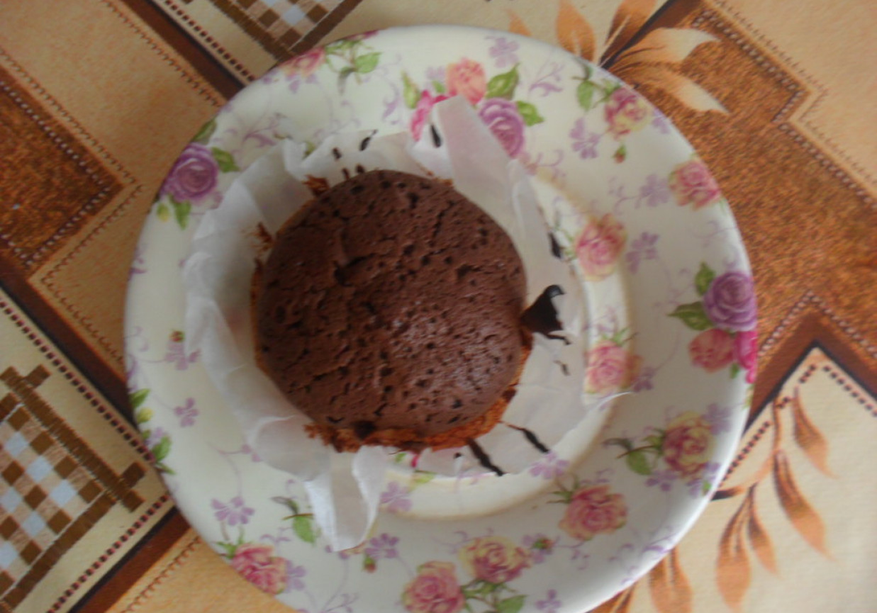 czekoladowe gorące mufiny foto