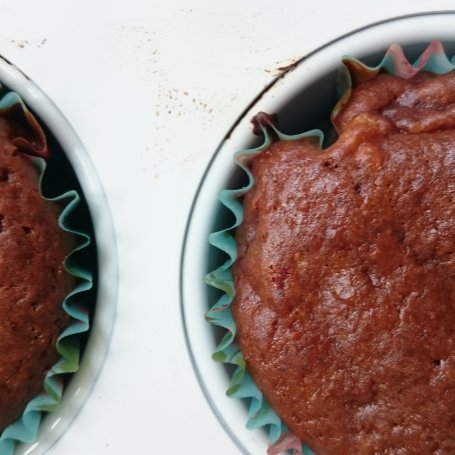 Krok 3 - Czekoladowe muffiny z gruszką i cynamonem foto