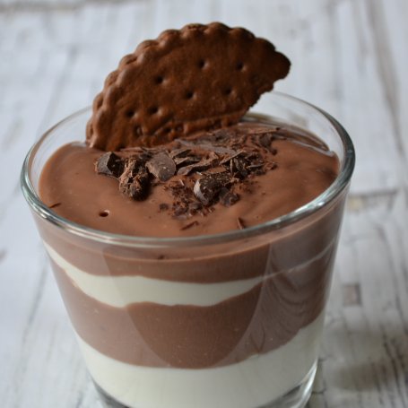 Krok 6 - czekoladowo-jogurtowa zebra foto