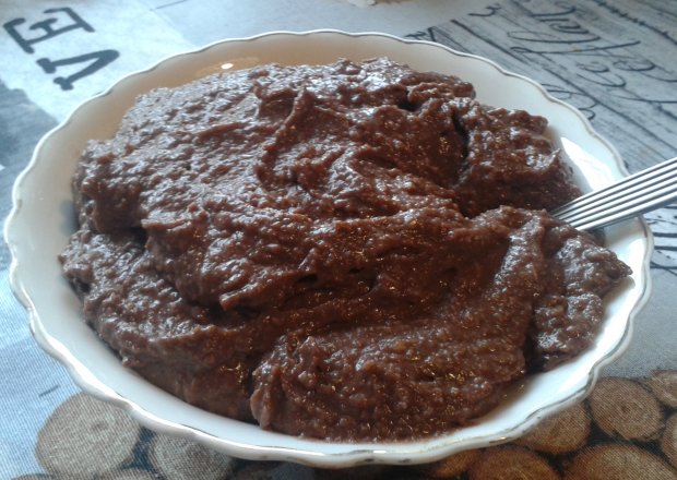 Fotografia przedstawiająca Czekoladowy pudding jaglany