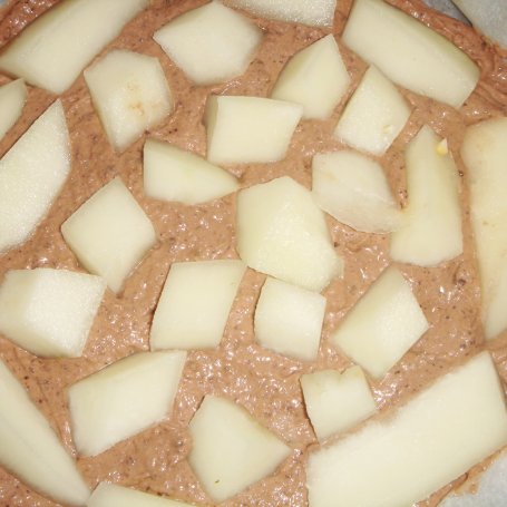 Krok 3 - Czekoladowy sernik na zimno z melonem i galaretką na spodzie z masy krówkowej i prażonej gryki foto
