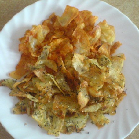 Krok 3 - Czipsy ziemniaczane miks smaków foto