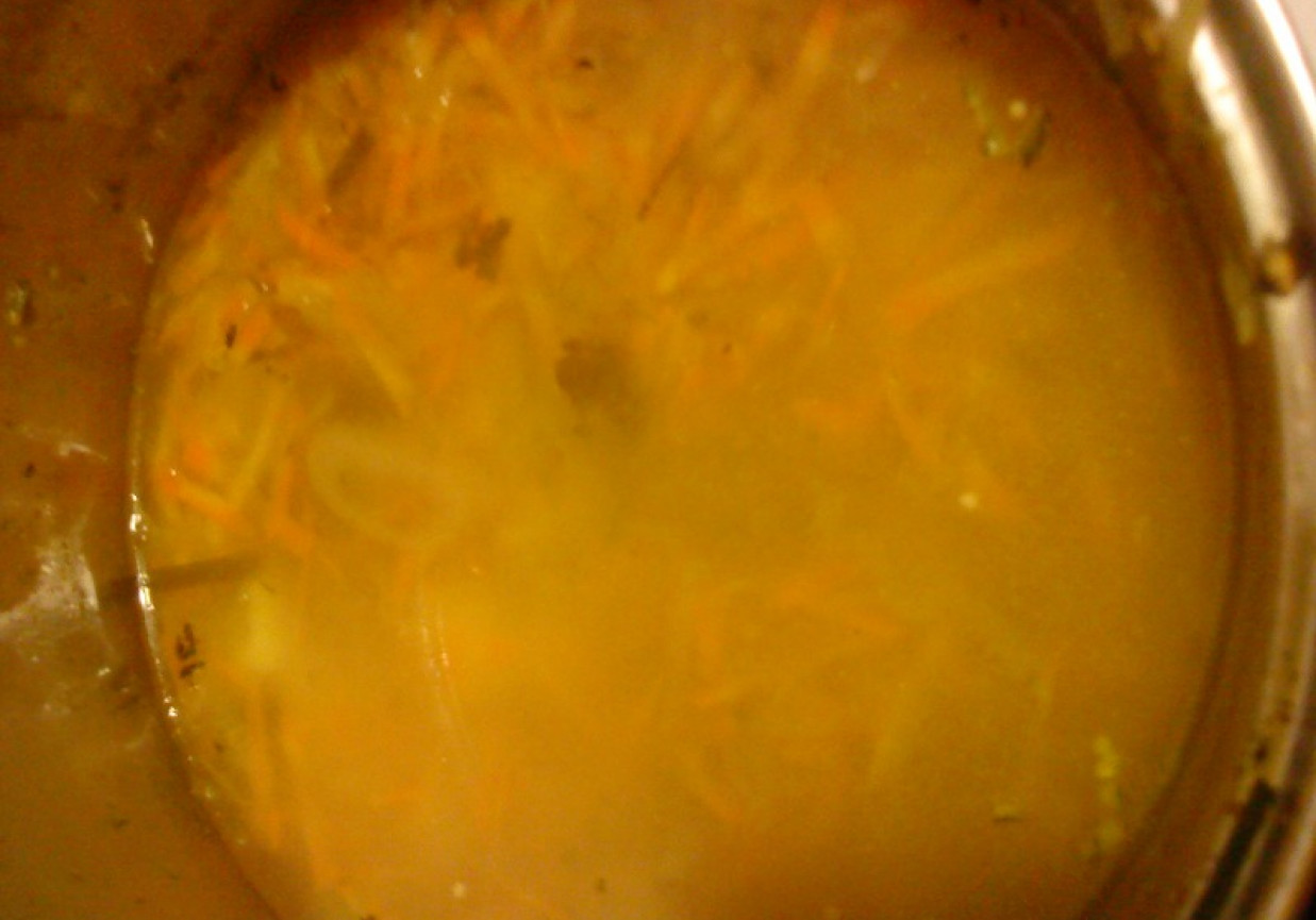 Delikatna zupa ogórkowa na cielęcinie dla dziecka foto
