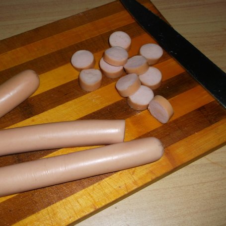 Krok 3 - Delikatne parówkowe leczo foto