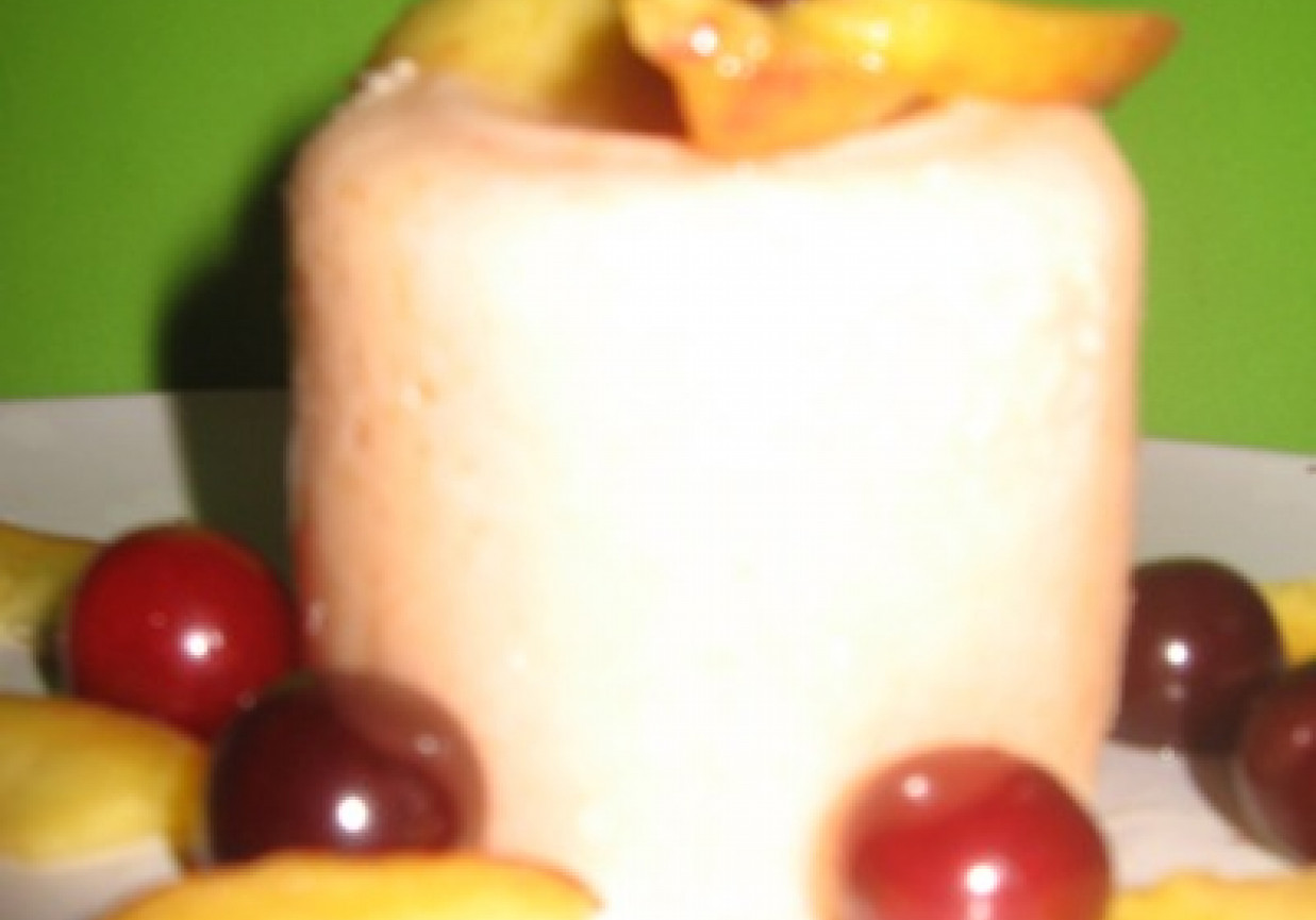 deser brzoskwiniowo-jogurtowy foto