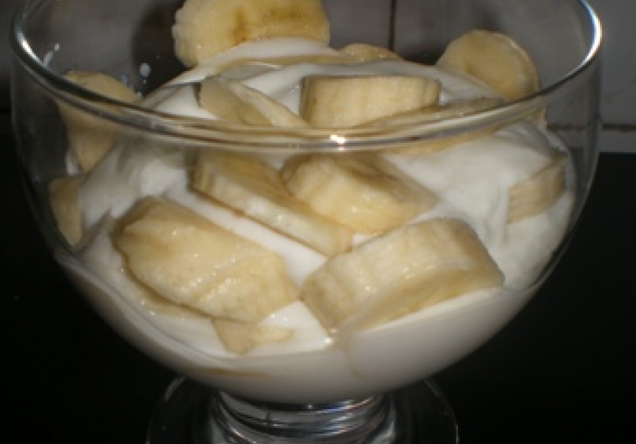 Deser jogurtowo-bananowy foto