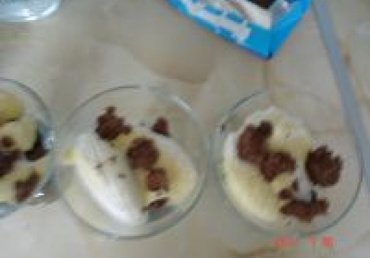 Deser - lody z ciastem foto