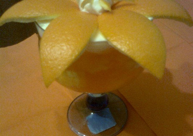 Fotografia przedstawiająca Deser pomarańczowe uniesienie